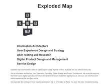 Tablet Screenshot of explodedmap.com